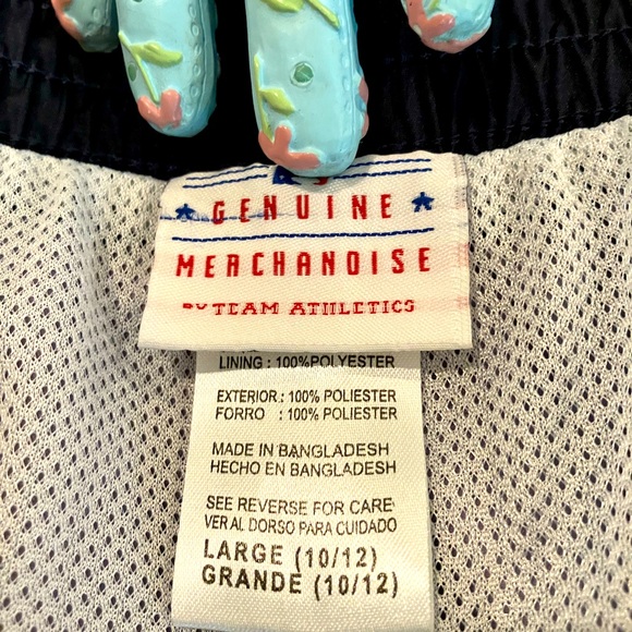 NEW YORK YANKEES SWIM TRUNKS/SHORTS MLB GENUINE MERCHANDISE SIZE L (10-12). EUC. - Picture 4 of 5